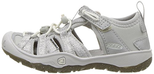 KEEN Baby Moxie Sandal, Silver, 6 M US Toddler