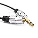 tisino 1/4 inch to 3.5mm Stereo Adapter Cable 6.35mm TRS Male to 3.5mm Female Quarter Inch Headphone Jack Converter AUX Connector Cable - 10 Inch