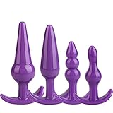 Rubber Massager Bed B-UTT an-usPlug Toys for Women Men Purple Pack of 4