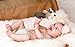 X-Large Premium Baby Rattle, Extra Soft Plush Cow Teether, (BPA Free), by LittleFoot Nation, Safe for Teething, Develops & Improves Baby's Hand-Eye Coordination