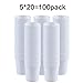 Kindpack Disposable Paper Cups 4oz Cup,100 Count,White Paper Hot Cups,Coffee Cup,Bathroom Cups,Single cup