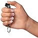 Mace Brand Police Strength Mini Keychain Pepper Spray Keyring Hard Case with Key Chain, for Women (Black 4-Pack)