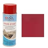 SEM M25233 Marine Formula Boats Red Vinyl Coat Vinyl and Plastic Repair Coating for Marine Vinyl