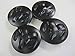 Mopar 4 x Genuine 2013-2014 Ram 1500 Flat Black Wheel Center Cap Ram Head Logo