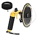 YOEMELY Dome Port for GoPro Hero 6 Hero 5 Hero 2018 HERO7 Black Underwater Dome GoPro Accessories (Yellow)