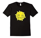 Mens Overwatch Junkrat Smiley Spray Tee Shirt Large Black