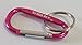 Hot Pink Carabiner Keychain (1-pack), carabiner key ring 2.25 inches long by SolidJoy (Carabiner Key Chain / Carabineer Key Chain )