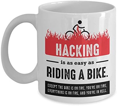 Hacker Coffee Mug, Computer Nerd Gift, Computer Science Mug