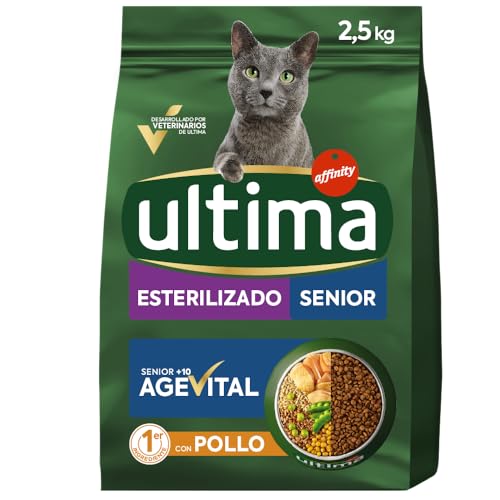 Croquettes pour Chats Seniors stérilisés au Poulet - 2,5 kg