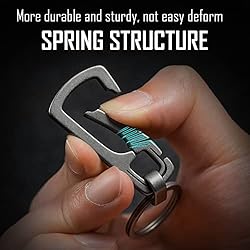 KeyUnity KM04 Titanium Carabiner Keychain