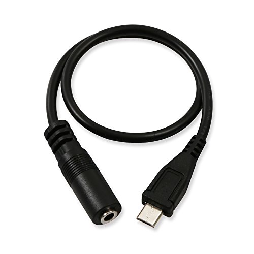 Onvian Micro USB Male to 3.5mm Female 1/8" AUX Audio Adapter Jack Cable Connector