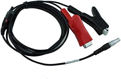 HangTon TCRP1203 Total Station 12V Power Cable 565854 0B 5 Pin Alligator Clips 1.8m Leica (Alligator Clips)