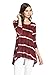 Frumos Womens 3/4 Sleeve Tie Dye Long Tunic Top Made In USA