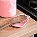 Mason Jar Kitchenware Set - Ceramic Measuring Cups, Measuring Spoons & Spoon Rest for Stove Top - Versatile Measuring Cups and Spoons Set - Mason Jars Pink Kitchen Decor and Accessories (10 Pc, Pink)