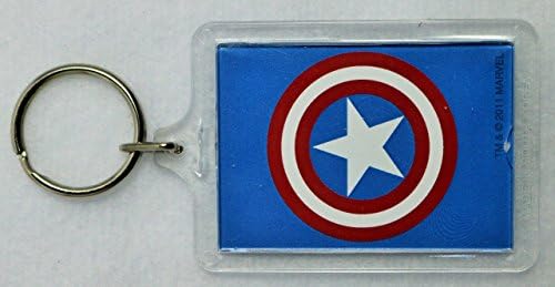 Marvel Comics Captain America Shield Lucite Keychain 65793KR by Ata-Boy