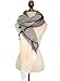 Women Tartan Scarf Stole Plaid Blanket Checked Scarves Wraps Shawl(Light Pink)