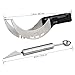 OUNONA Watermelon Slicer Watermelon Corer Stainless Steel and Free Gift Dual-Purpose Melon Baller