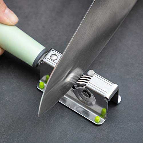 Fan-Ling Stainless Steel Sharpener Fast Sharpening Stone Kitchen Sharpener Tool,Whetstone,Knife Sharpening Grit Stone,Kitchen Whetstone Sharpener