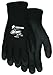 Memphis Glove N9690L Ninja Ice 15 Gauge Black Nylon Cold Weather Glove, Acrylic Terry Inner, HPT Palm and Fingertips, Large, 1 Pair