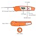 GoldWorld Instant Read Thermometer Digital Thermometers for Food Meat Cook Grill BBQ Milk & Bath Water (Orange)