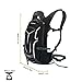 OUTON 18L Hydration Pack Backpack with 2L Water Bladder, Lightweight Breathable Cycling Hiking Running Skiing Outdoor Backpack Hydration with Rain Cover, Helmet Net (Black&Grey)