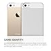 iPhone SE case, elago® [Outift][White/Silver] - [Premium Hybrid Construction][Aluminum][Spark Design Award] - for iPhone SE/5/5S