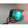 MARINE-BOAT-NAVIGATION-RED-GREEN-CHROME-PLATED-HOUSING-BI-COLOR-BOW-LIGHT-BULB