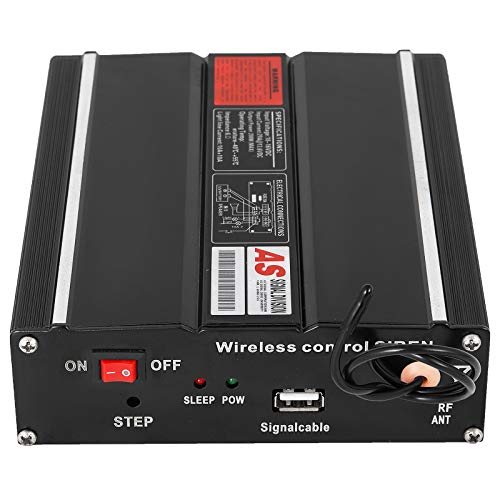 image for Mophorn Police Sirens 200W 20-Tone Car Warning Alarm Light Control Swi