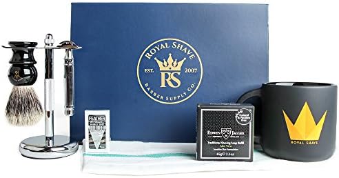 Edwin Jagger Beginner Shaving Set- Essential Safety Razor Wet Shave Set