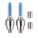 Bike Wheel Light Car Motorcycle Tire Valve Lights- Blue Neon LED 100% Waterproof Motion Activated Bike Wheel Lights- ( 2 pack) batteries not included