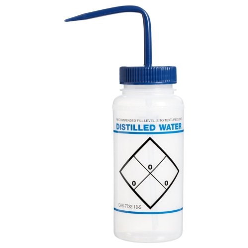 Labeled Wash Bottle; Capacity: 500mL; Type: DI Water