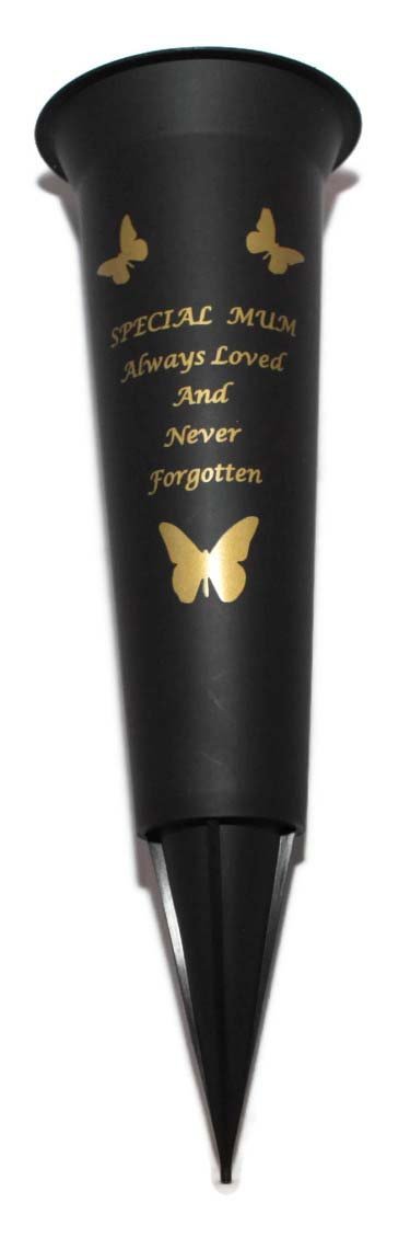 Special Mum Verse Graveside Memorial Grave Spiked Flower Vase โ image 1