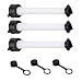 Gas Can Spout, 3 Set Replacement Fuel Gas Can Flex Spout Rubber Gaskets Spout Caps Kit for Blitz, Rubbermaid Gott Kolpin RotopaX Jerry Can