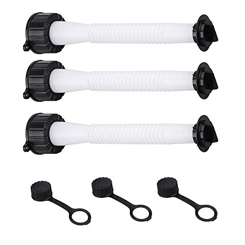 Gas Can Spout, 3 Set Replacement Fuel Gas Can Flex Spout Rubber Gaskets