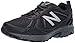 New Balance Men's 410 V5 Trail Running Shoe, Black/Thunder/Alpha Red, 14 XW US