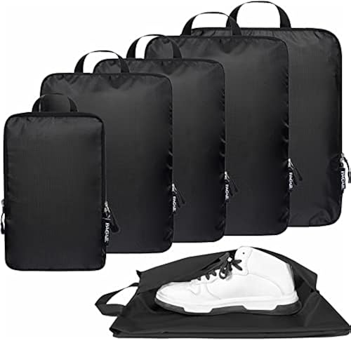BAGAIL Set/6 Set Ultralight Compression Packing Cubes Packing