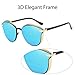 BAVIRON Cat Eye Sunglasses for Women Polarized 100% UV Protection Mirrored Glasses