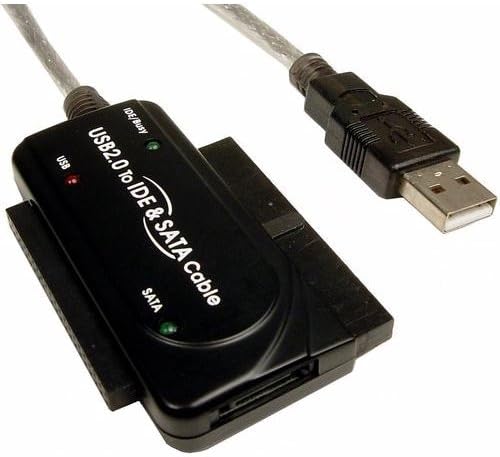 Premium USB 2.0 to IDE and SATA Adapter Cable with Power USB-2110x1