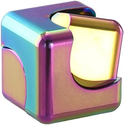 RELEASE SPINNER Hand Spinner Bright Rainbow Series Premium Hybrid Ceramic Bearing Stress Relief Toy (Rainbow)