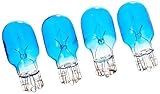 Wedge Base Replacement Light Bulb (Pack of 4) Color: Blue