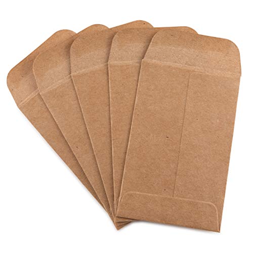 Coin And Small Parts Envelopes 500 Pack 2.25"x 3.5" With Gummed Flap