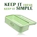 All-Green Products Vintage Bread Box For Kitchen Stainless Steel Metal in Retro Green + FREE Butter Dish + FREE Bread Serving Suggestions eBook 16.5
