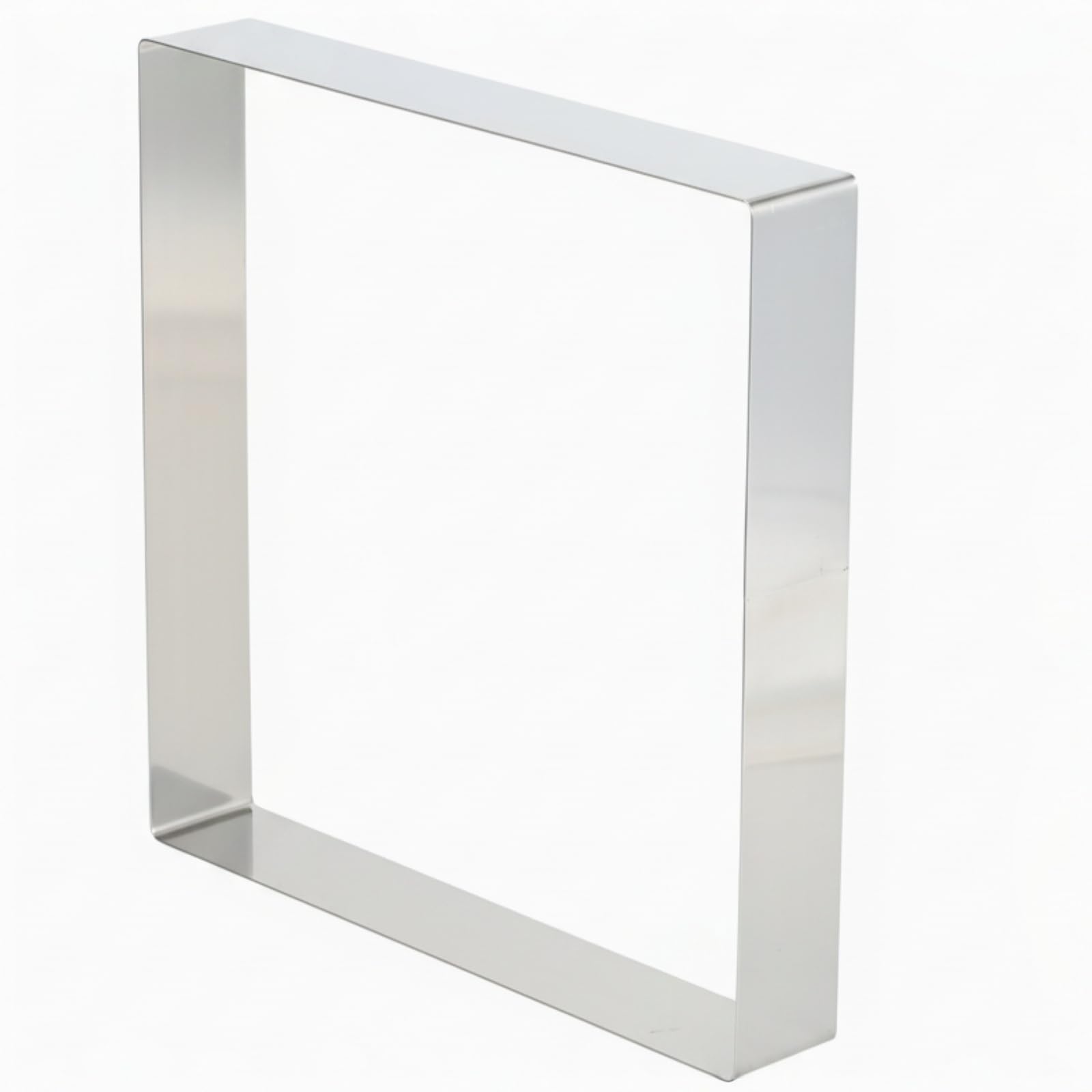 SOIMISS 17 Inch Square Cake Ring Stainless Steel Baking Frame - Rectangular Pastry Mould & Mousse Mold for Layering Cakes, Bottomless Metal Ring Cutter for Professional Kitchen & Home Bakers