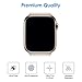 JETech Screen Protector Compatible with Apple Watch SE 3/2/1 (2025/2022/2020) / Series 6 5 4 40mm, TPU HD Clear Full Coverage Film, 3-Pack