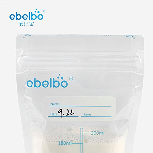 ME 60 Count Breastmilk Storage Bags 6.8 Oz 220 ml Storage Container for Breast Milk BPA Free (30 ct, 2 pack)
