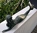 Cast Iron Laying Mermaid Figure ~ Nautical Garden Decor