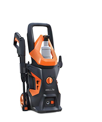 iBELL WIND55 Universal Motor 1600 W 130bar 7L/Min Flow High Pressure Washer for Cars/Bikes & Home Cleaning Purpose (Black & Orange)