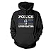 FreshRags Police Lives Matter Thin Blue Line Support Hoodie