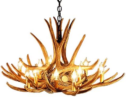 Rustic Mule Deer 9 Antler Chandelier with 12 Lights by Muskoka Lifestyle Products