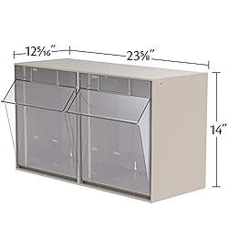 Akro-Mils 06702 TiltView Horizontal Plastic Storage